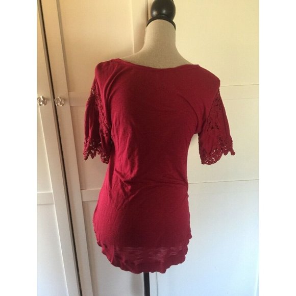 Anthropologie Free People  Knit Top Battenburg - Picture 8 of 9